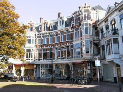 Gevelwand Anna Paulownaplein 10 t/m 15