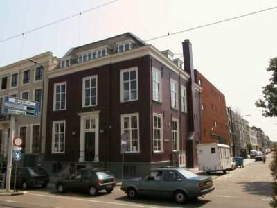 Prinsegracht 14 en zijgevel Lange Beestenmarkt